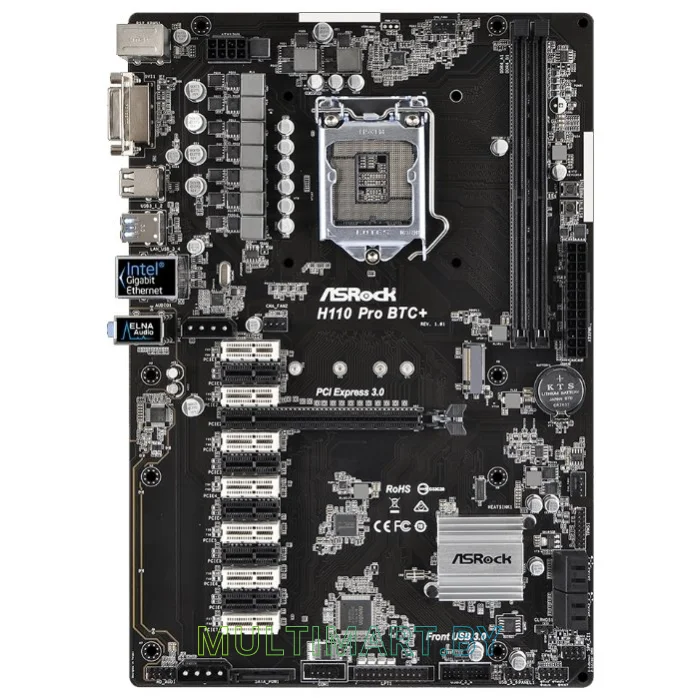 Материнская плата ASRock 110 PRO BTC+